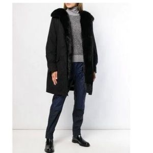 Moncler Women's Hypolais Fur Lined Hooded Parka like new, worn only 2x, all tags